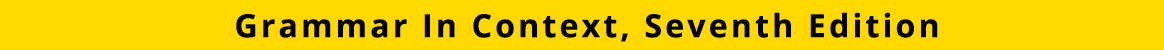 Grammar In Context, Seventh Edition