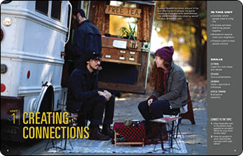 Spreads from the program Reflect