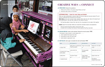 Spreads from the program Reflect