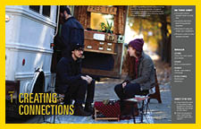 Spreads from the program Reflect