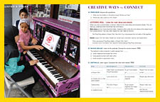 Spreads from the program Reflect