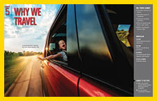 Spreads from the program Reflect