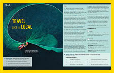 Spreads from the program Reflect