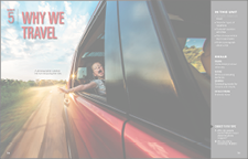 Spreads from the program Reflect