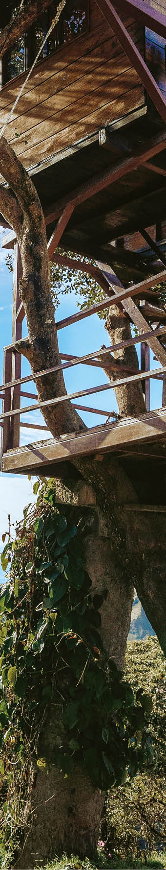Scenic view of mountains against a beautiful blue sky, Ecuador.