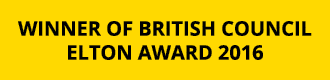 Winner of British Council Elton Award 2016