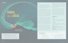 Spreads from the program Reflect