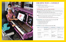 Spreads from the program Reflect