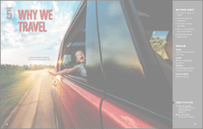 Spreads from the program Reflect