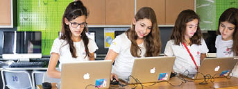 7th grade students presenting their projects on recycling in Sao Paulo, Brazil.