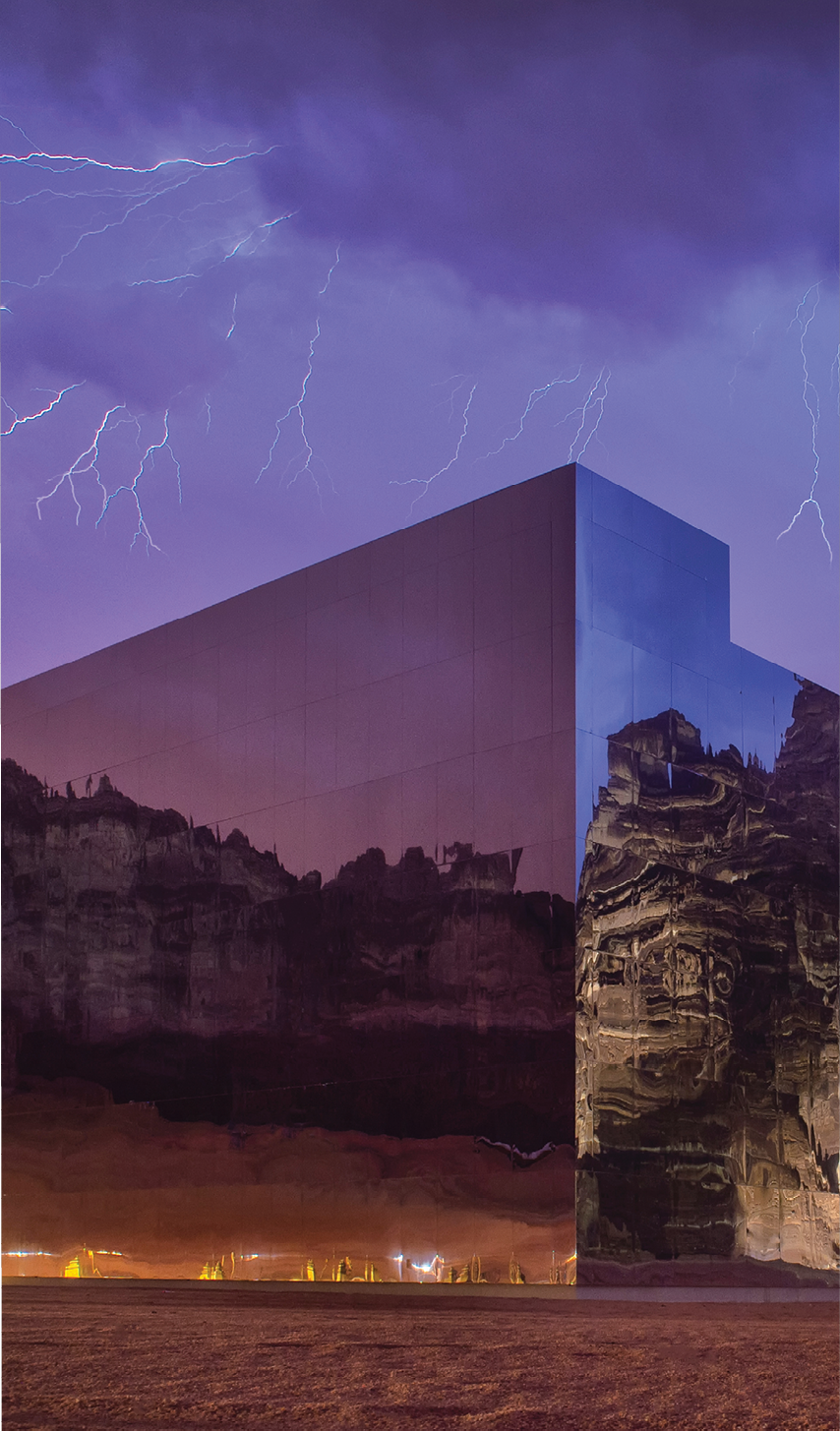 Mirrors Theater, Maraya Concert Hall, Saudi Arabia. © Dhafer Alshehri