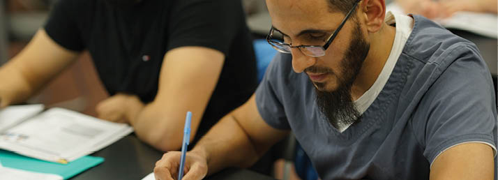 English Language Learning students at a community college in Chicago.