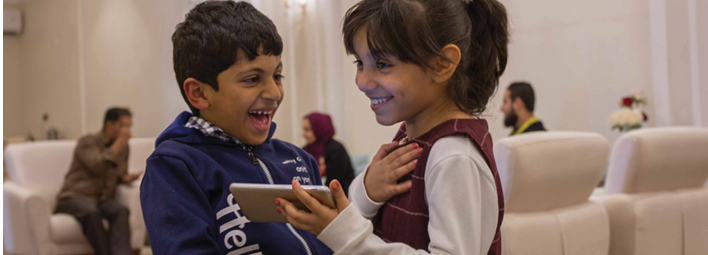 Bahrain, A Bahraini family gathers three generations every Saturday. This family is very artistic.  Nearly everyone is a painter or writer or a designer.