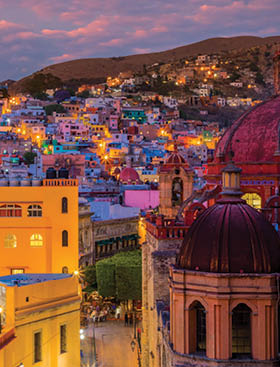 J73MR2 Guanajuato is a city and municipality in central Mexico and the capital of the state of the same name. It is part of the macroregion of Bajio. It is i