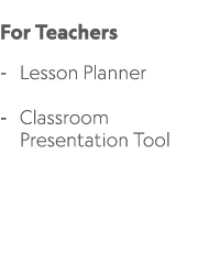  For Teachers Lesson Planner Classroom Presentation Tool 