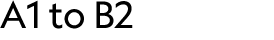 A1 to B2 