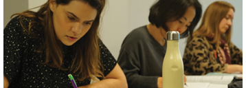 English Language Learning students at a career center in Chicago.