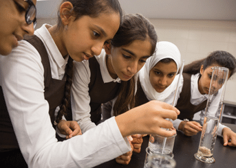 Bahrain, Al-Maarifa Girls Secondary School offers a dynamic program for girls that emphasizes science, english, math, physical education and nutrition classes 