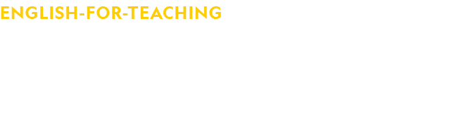 english-for-teaching English-for-Teaching Online Course and eBook English-for-Teaching Handbook with Online Course an   