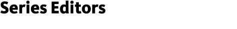 Series Editors 