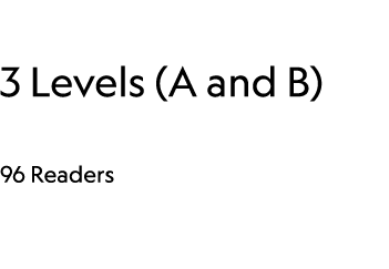  3 Levels (A and B) 96 Readers 