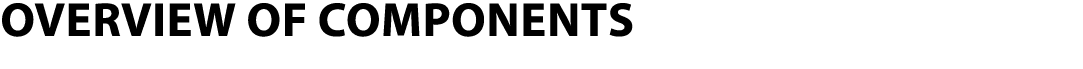 OVERVIEW OF COMPONENTS