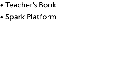• Teacher’s Book • Spark Platform