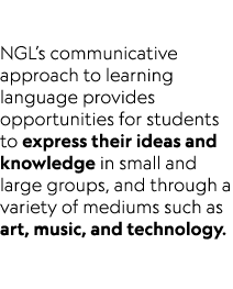  NGL’s communicative approach to learning language provides opportunities for students to express their ideas and kno...
