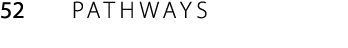 52 PATHWAYS