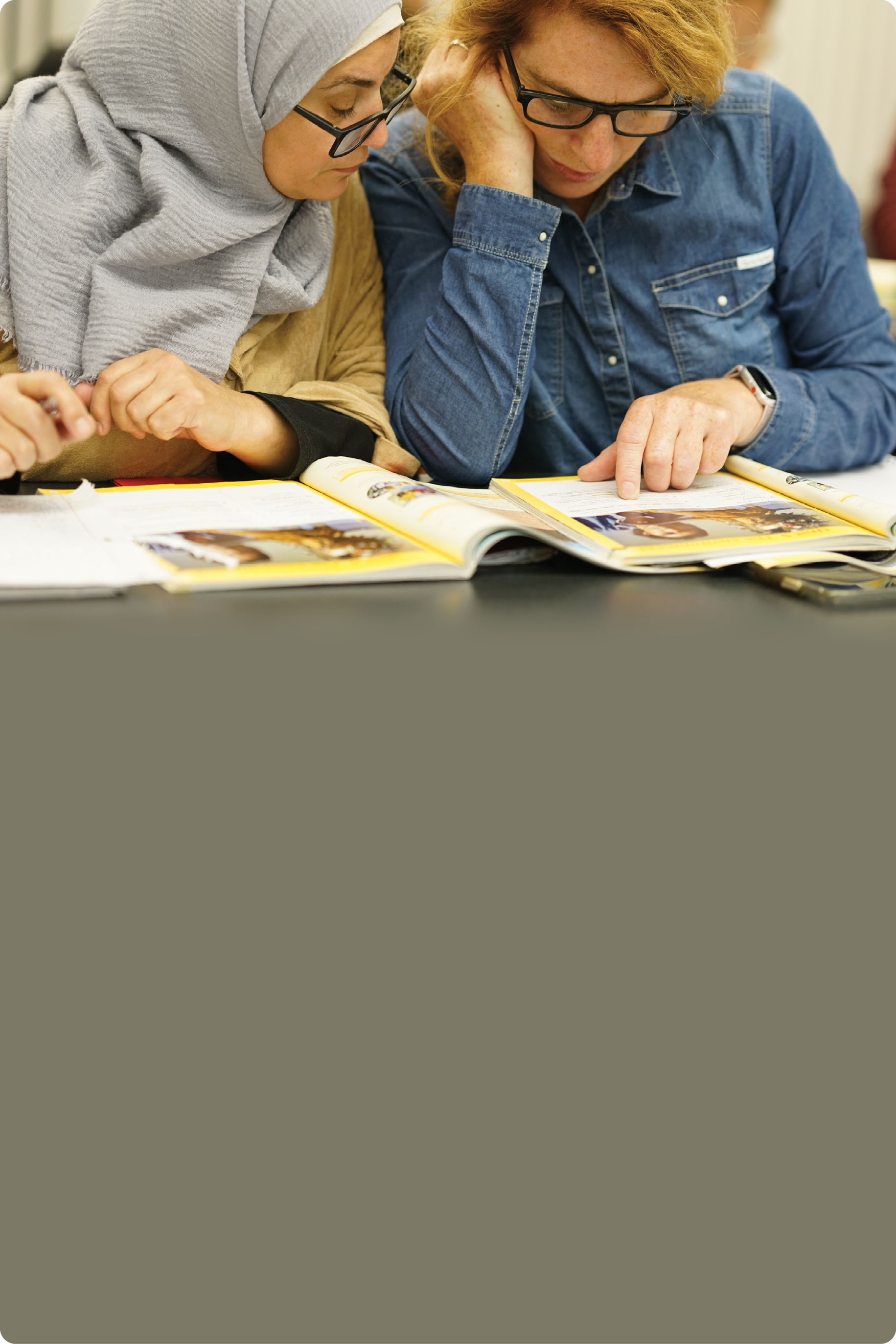 English Language Learning students at a community college in Chicago.