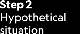 Step 2 Hypothetical situation