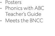  Posters Phonics with ABC Teacher’s Guide Meets the BNCC 