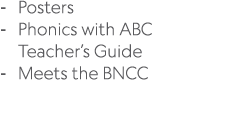  Posters Phonics with ABC Teacher’s Guide Meets the BNCC 