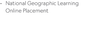  National Geographic Learning Online Placement 
