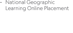  National Geographic Learning Online Placement Authors: Barbara H. Foley & 