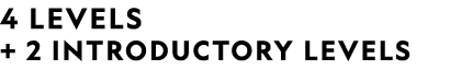 4 levelS + 2 introductory levels
