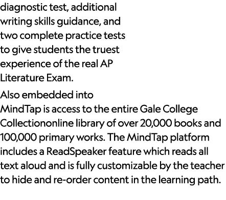 diagnostic test, additional writing skills guidance, and two complete practice tests to give students the truest expe...