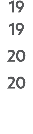 19 19 20 20