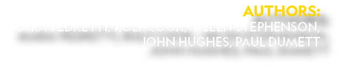 Authors: Mara Pedretti; Rolf Cook; Helen Stephenson, John Hughes, PAUL DUMETT