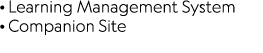 · Learning Management System · Companion Site