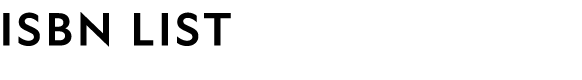 ISBN LIST